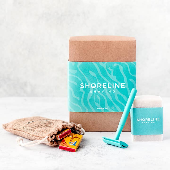 Shoreline Shaving – Lâmina por atacado – Kit Barbear Ecológico - Navalha de Segurança Ouro Rosa7