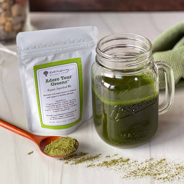 ROOTS IN HARMONY - Wholesale Protein/Superfood Powder - Adore Your Greens™ Superfood Mix1