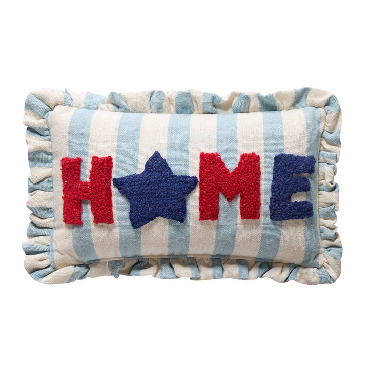 Stripe Home Hook Pillow for wholesale by Peking Handicraft