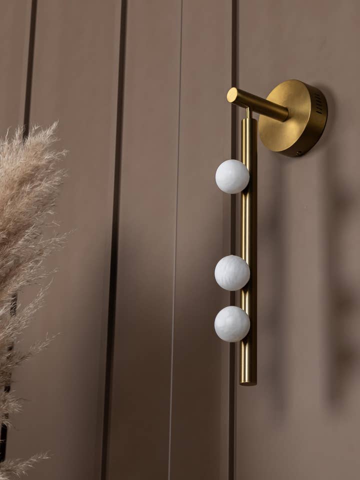 Guinea Marmor Bulk Antik Væglampe 50 cm | Moderne Dekorativ Belysning til Hjem & Hoteller for engroshandel hos HEKA LIGHTING & TRADING LTD