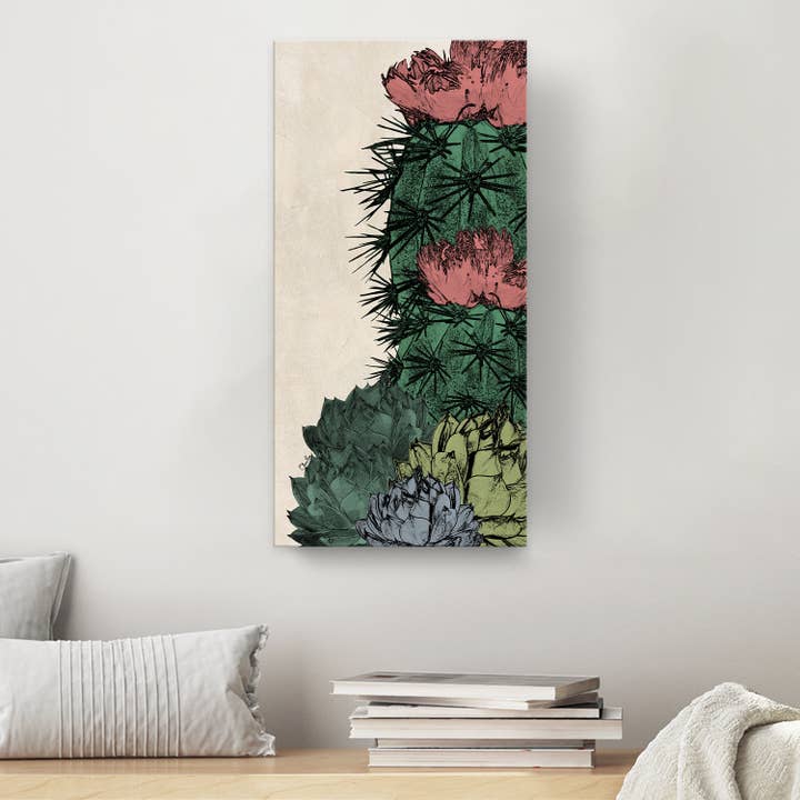 Ready2HangArt Poetic Flora XXI Canvas Wall Art for wholesale by Ready2hangart, Inc.
