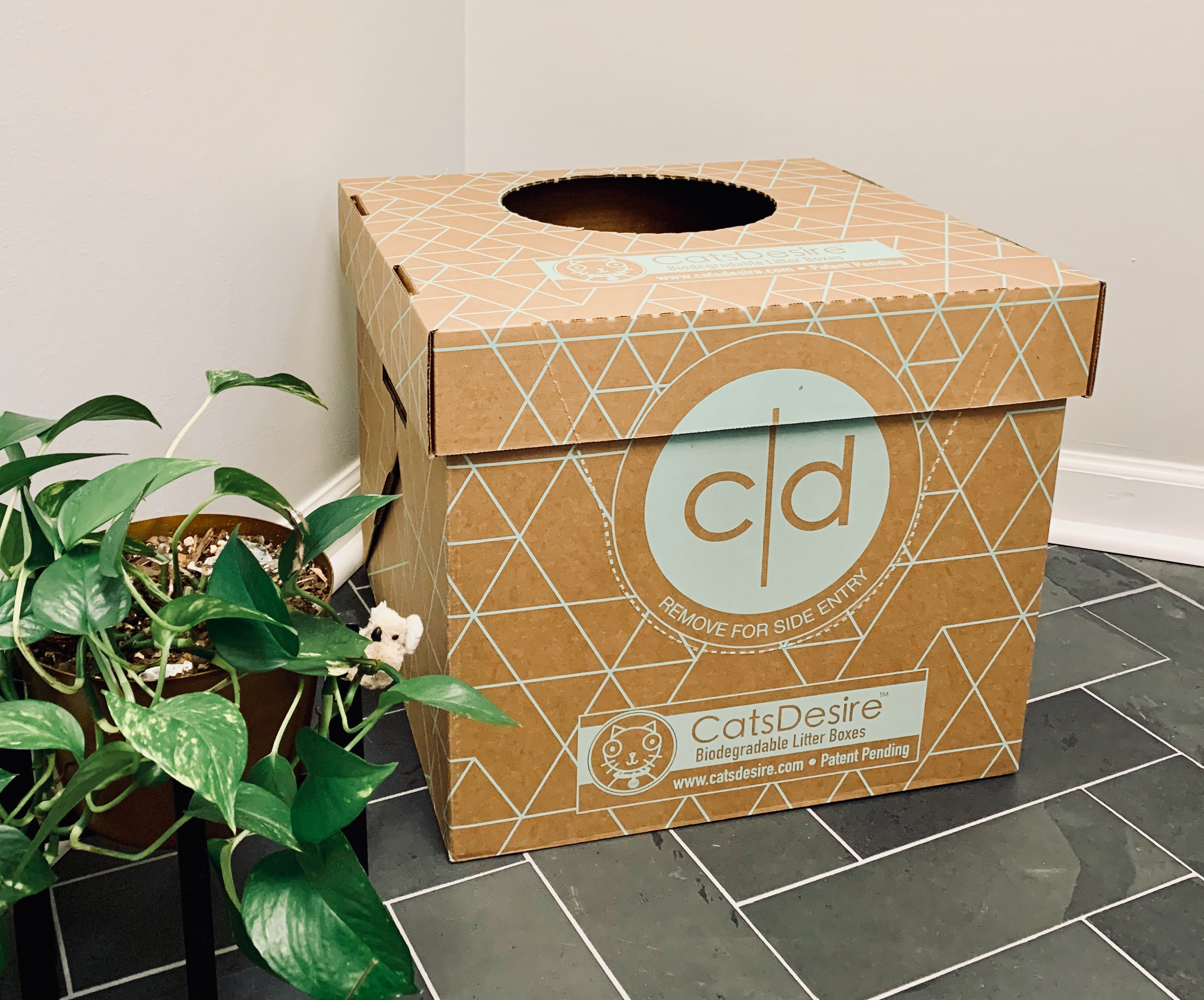 Cats Desire Litter Boxes – wholesale Cat litter box – Cats Desire Top or Side Entry Biodegradable Litter Box8