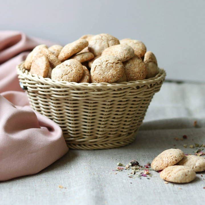 LES MIRLIFLORES - Wholesale Cookie - Crunchy almond macarons 140g1