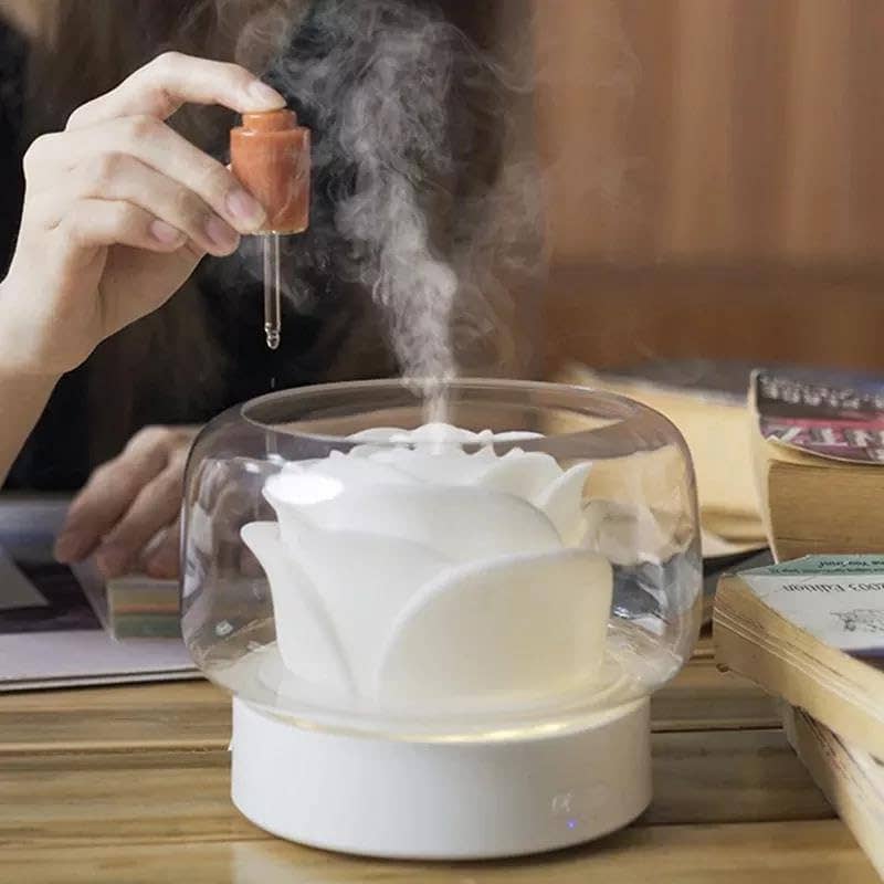 VIVA DORIA INC. - Vente Diffuseur électronique - Diffuseur d'arômes en forme de fleur Viva Doria pour huiles essentielles - 500 ml4