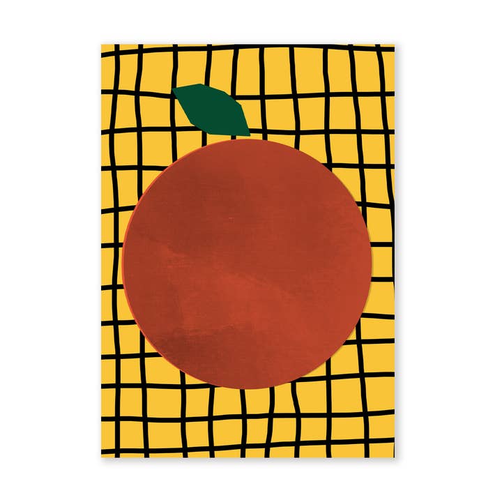 Orange Card for wholesale by Molly Bland