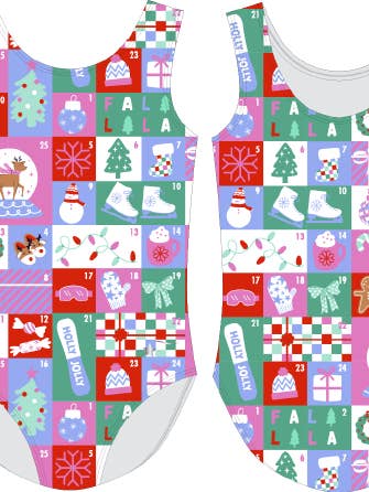 Deck the Halls Leotard for wholesale by Destira