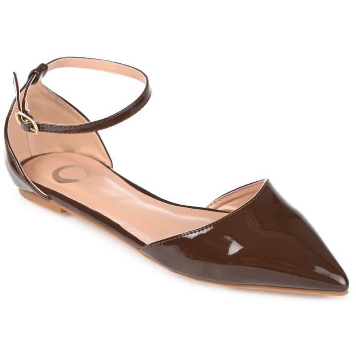 Journee - Wholesale Flats - Women's - Reba D'Orsay Flats In Faux Leather