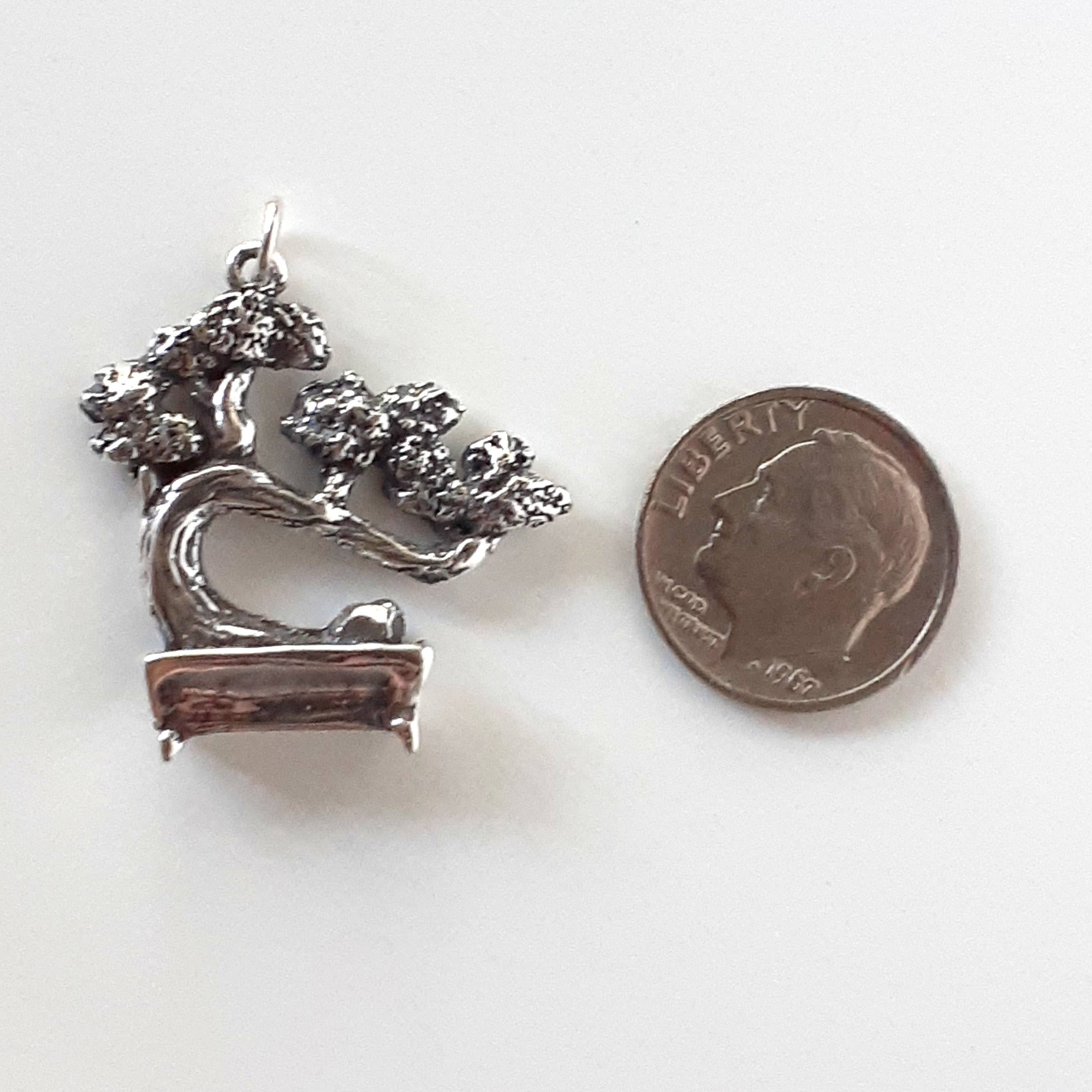 Silver Bramble Jewelry - Vente Colliers à pendentif - Collier en argent Sterling bonsaï7