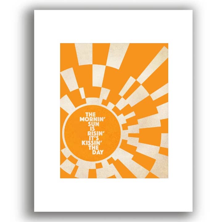 Song Lyrics Art - Wholesale Art Print - Wheel in the Sky by Journey - Song Lyrics Music Quote Art