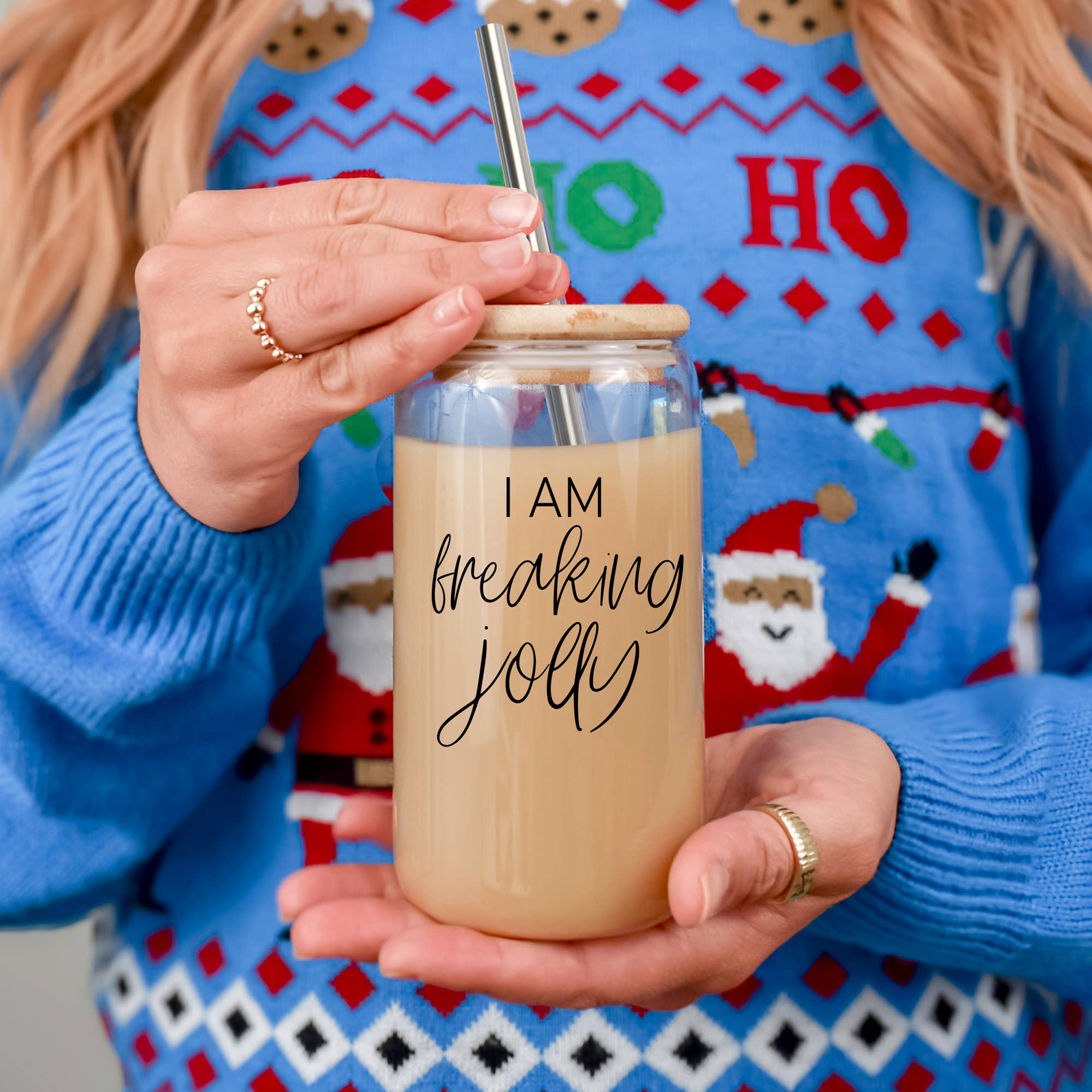 Gia Roma – wholesale Coffee mug – Sparkly Sequin Christmas Bow Decor Gift, Colorful Glass Cups100