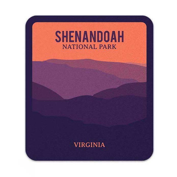 Shenandoah National Park Sticker | National Park Decal for wholesale by Albion Mercantile Co.