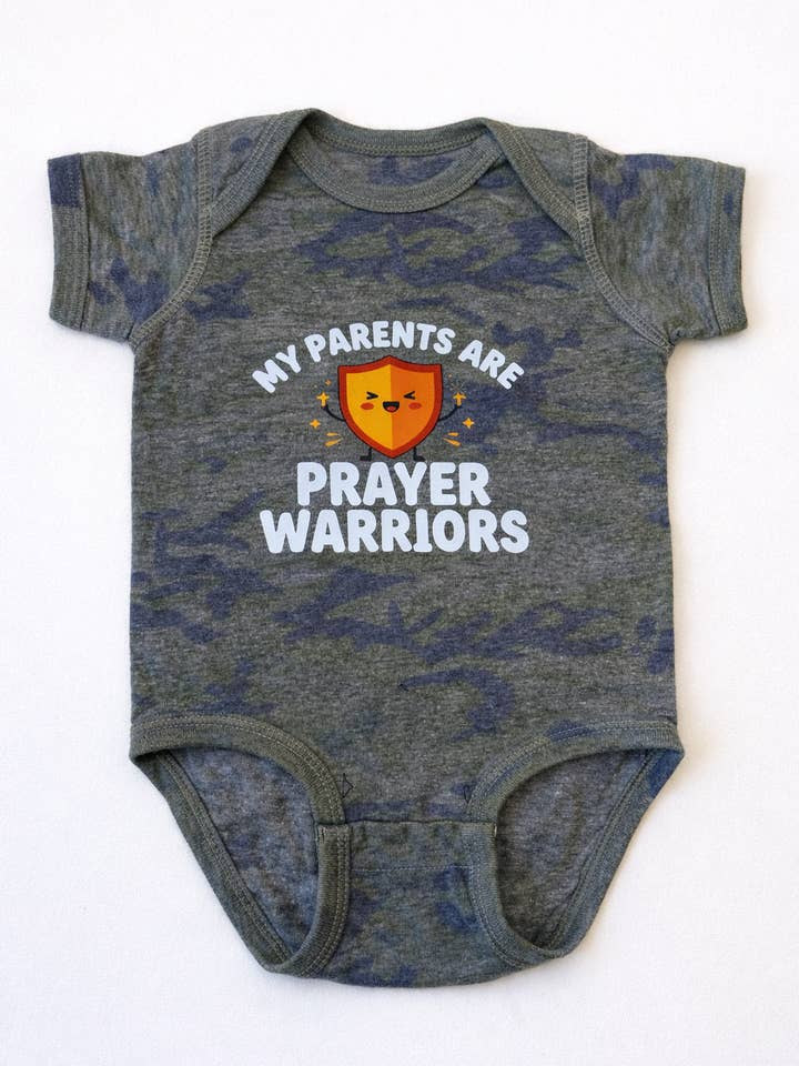 Raised by Prayer - Baby Onesie for wholesale by Declarations By Beyond The Aisle