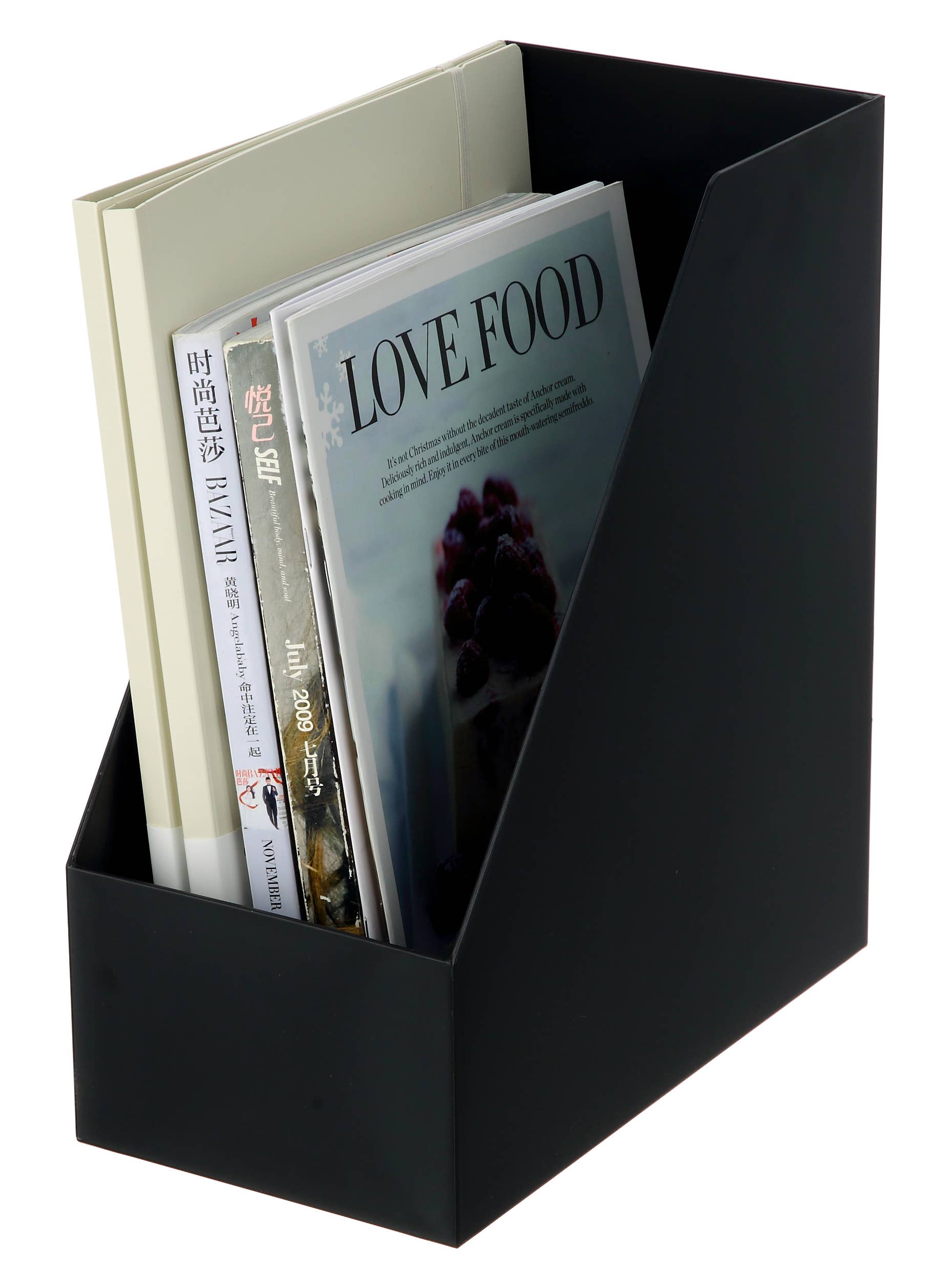 YBM HOME INC. - Wholesale Magazine Rack - Wide Plastic Magazine Holder1