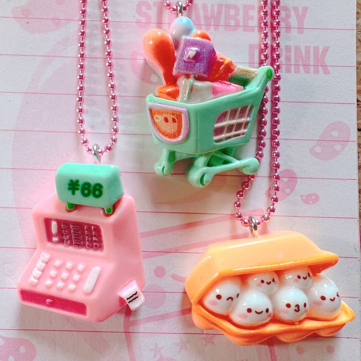 Pop Cutie Accessories & Gifts - Europe - Wholesale Kids necklace – Kids - Kawaii Supermarket Handmade Necklace – Stocking Stuffer Gift