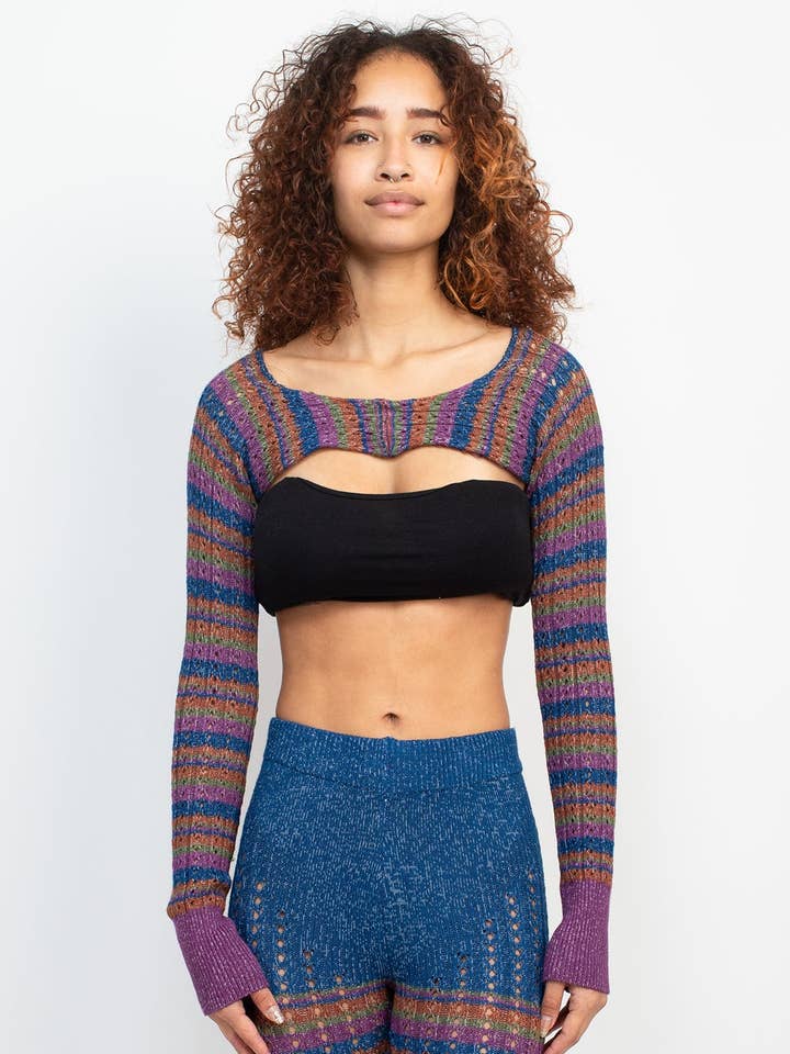 Lacy Knit Shrug for wholesale by Lakhays Collection Inc.