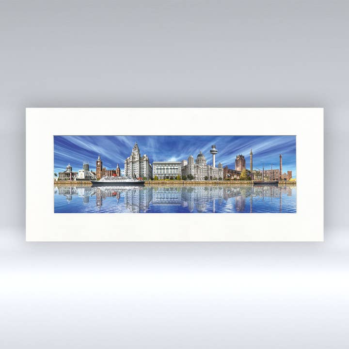 Liverpool Day - Mounted Print for wholesale by Pureminted