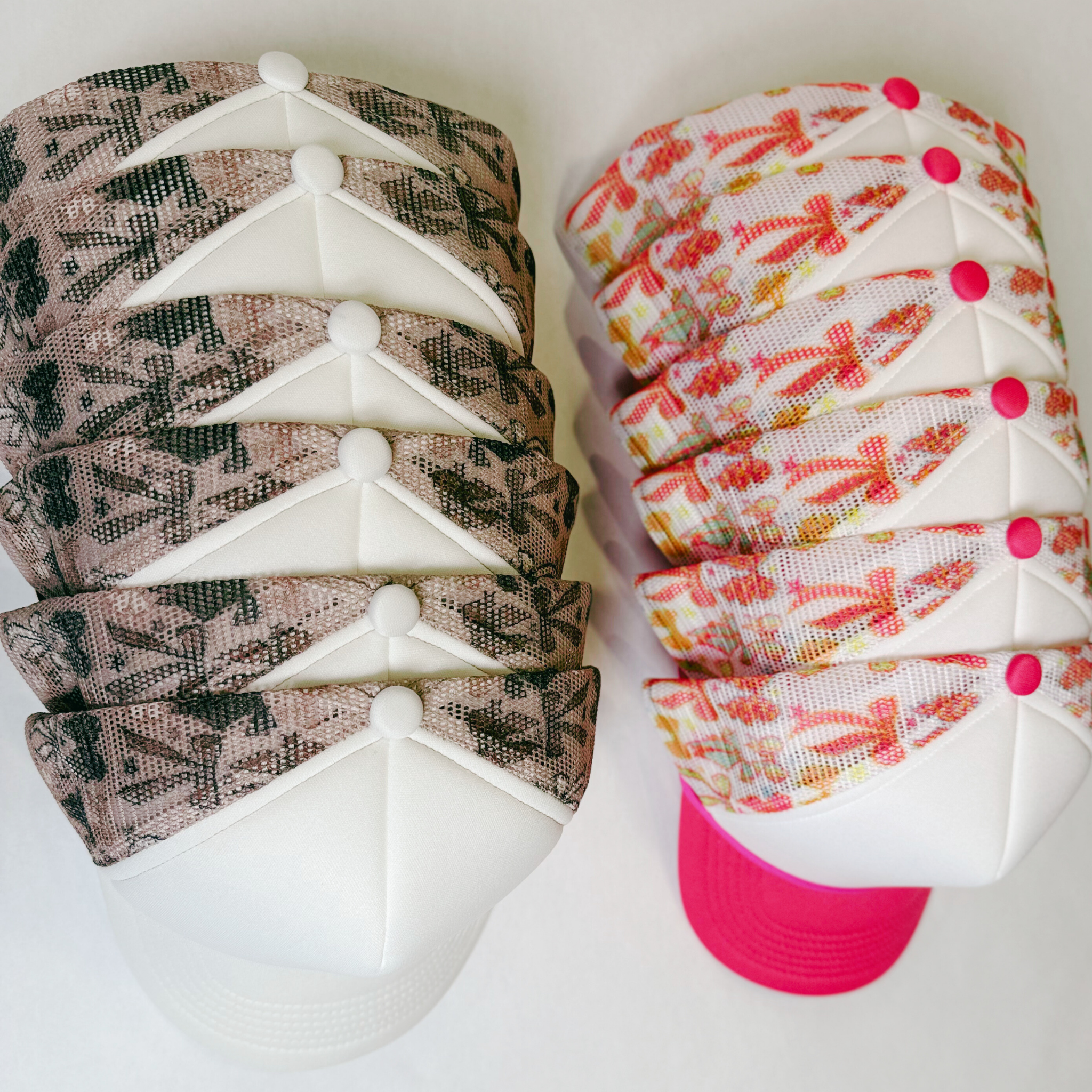 TEELUX - Wholesale Trucker Hat - Unisex - TEELUX - BOW TRUCKER HAT BLANK -  Neutral brown4