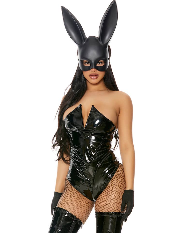 Black Breathtaking Sexy Bunny Costume for wholesale on Faire