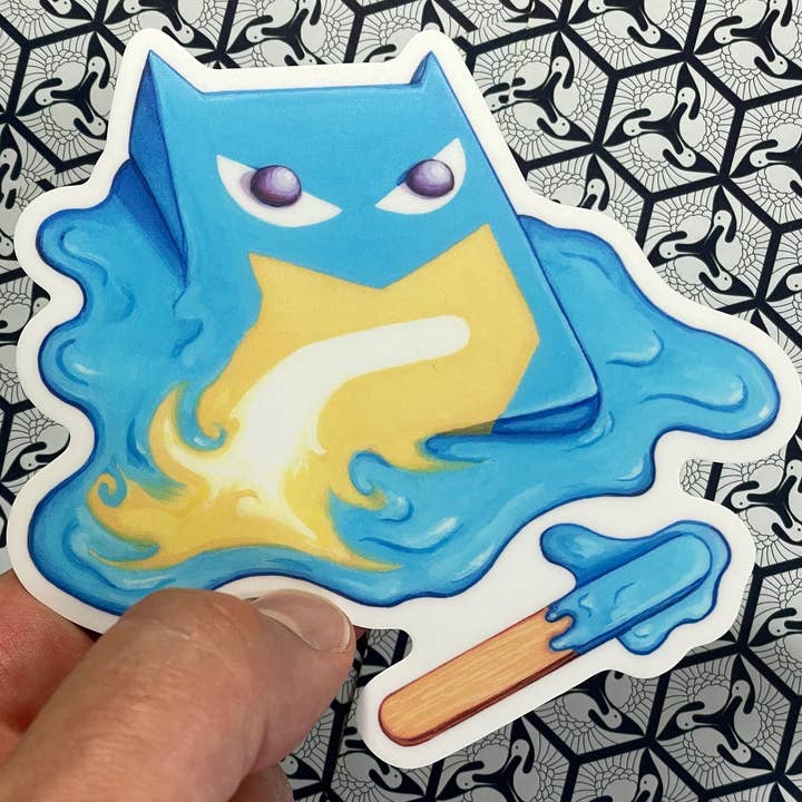 Darkest Knight Vinyl Sticker for wholesale by Johnny Acurso Illustration