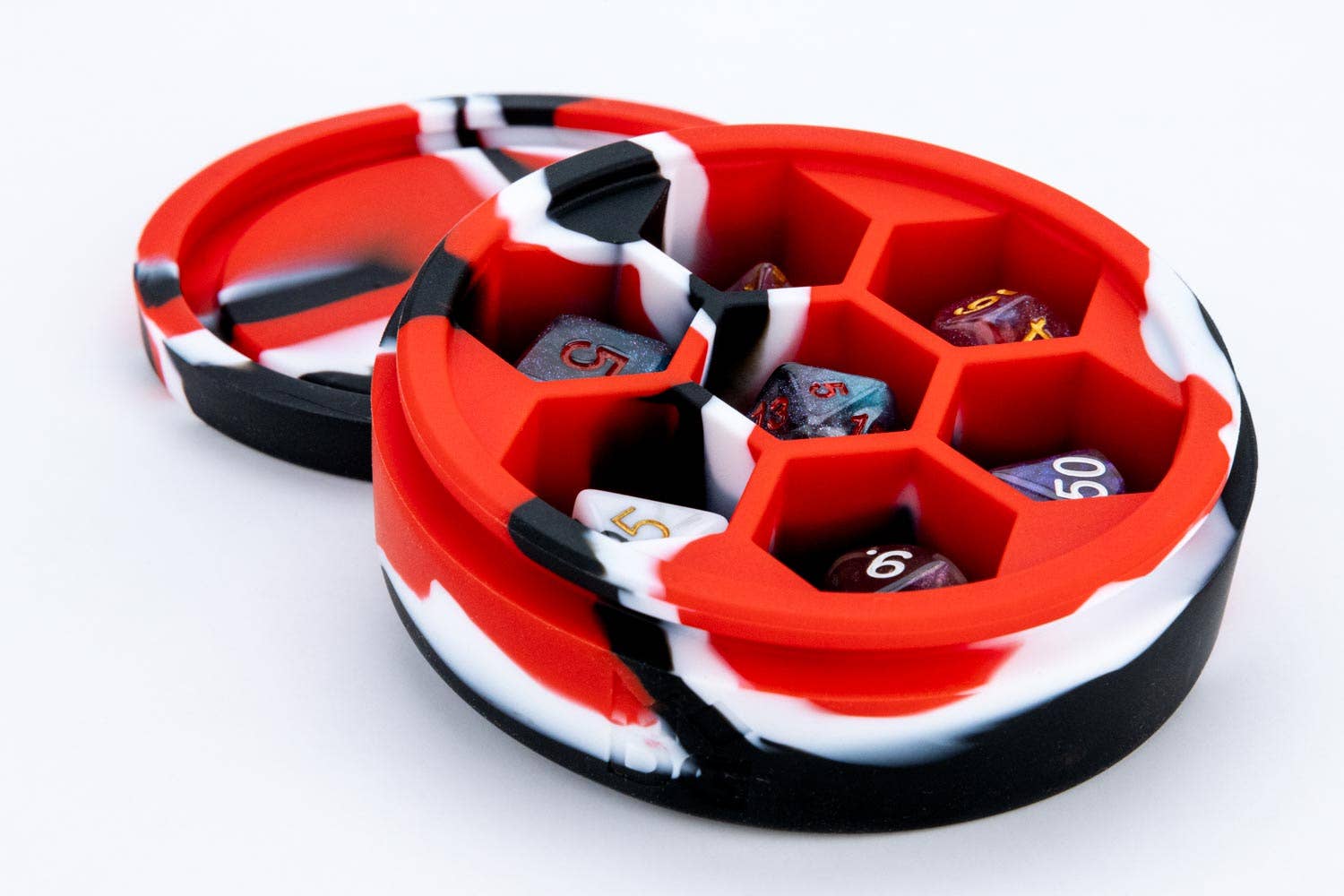 FanRoll by Metallic Dice Games - Wholesale Dice - NEW: Misfit Mystery Silicone Case with Premium Dice Set3