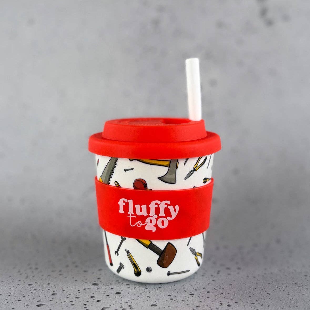 Fluffy To Go - Wholesale Drinking glass/cup – Kids & Baby - TINY TRADIE 235ml0