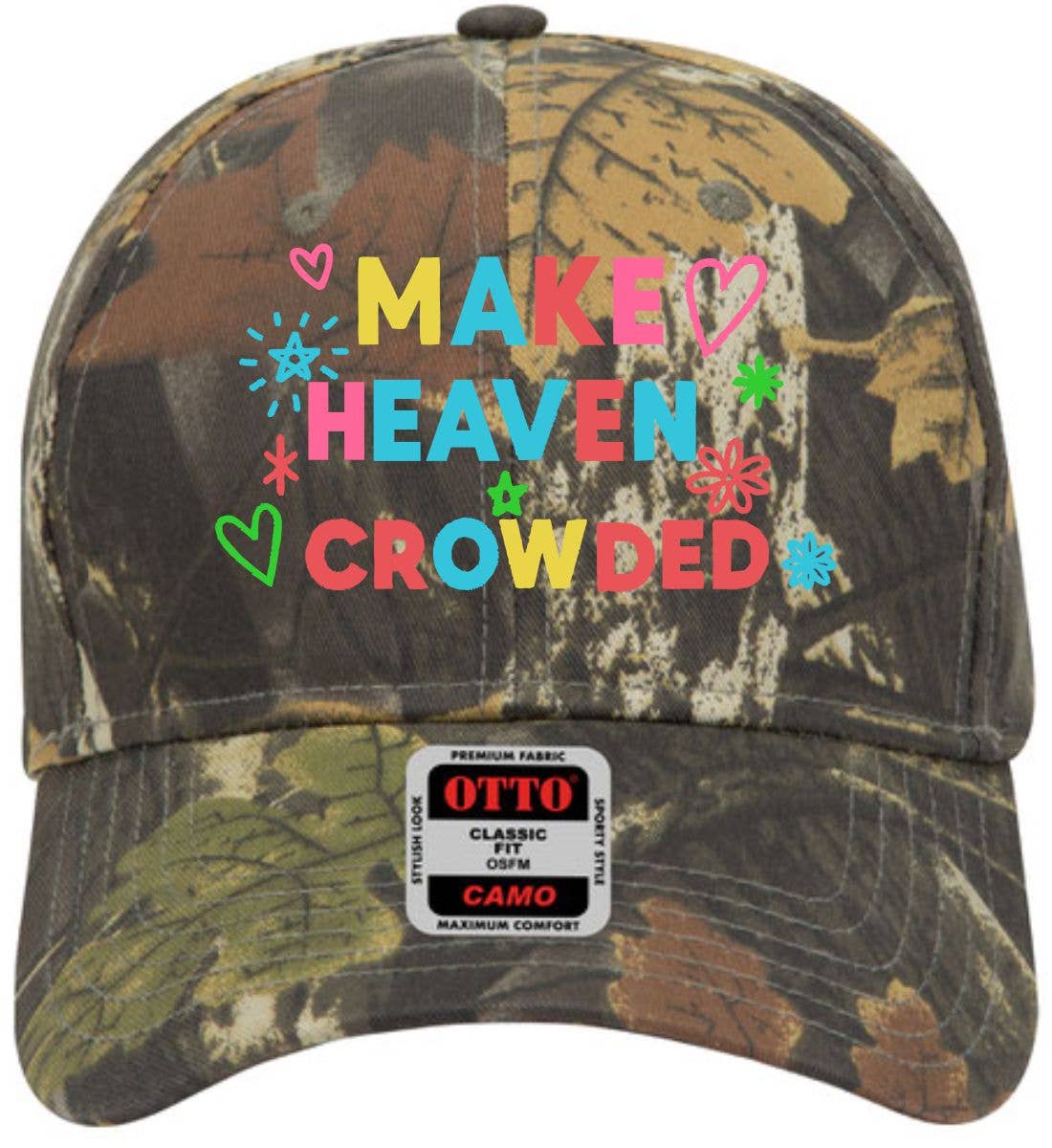 LC Elizabeth - Wholesale Trucker Hat - Women's - Make Heaven Crowded Patchwork | LC Elizabeth Original | Embroidered Trucker Hat2