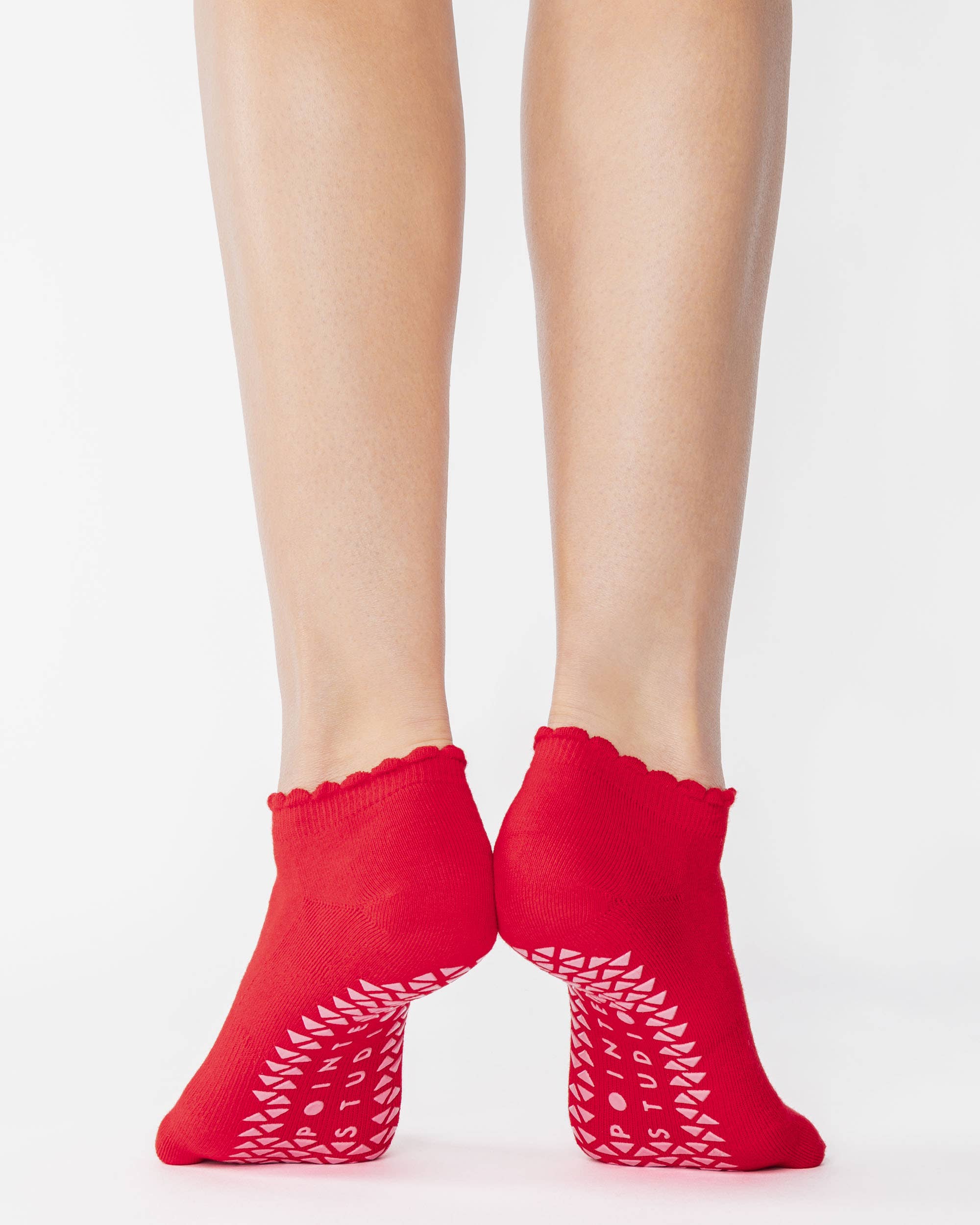 Pointe Studio - Wholesale Socks - Women's - Women's Love Full Foot Grip Sock– No Slip Cotton Blend for Pilates & Barre3