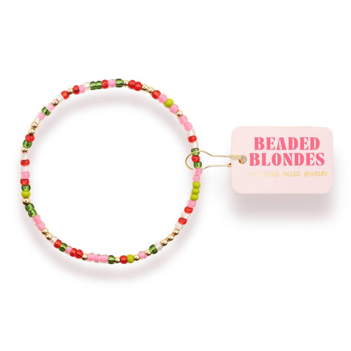 Pulseira Jingle Bell Sprinkle por atacado de Beaded Blondes