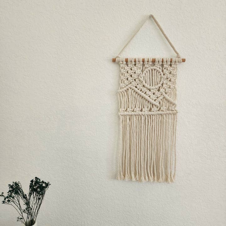 Landscape Macrame Wall Hanging for Boho Home/Dorm Room Décor for wholesale by Handmade By Uruba