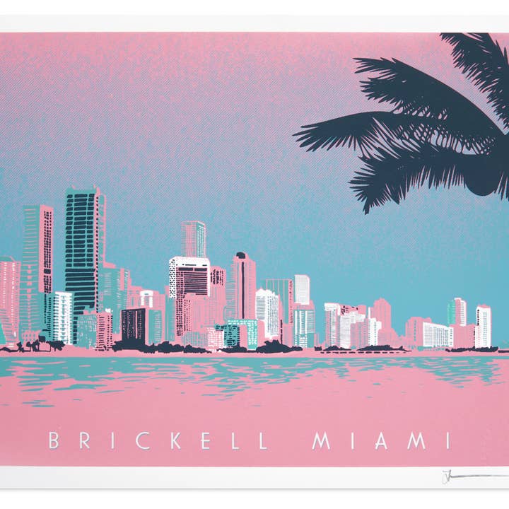 Brickell Florida Sky Candy - Wall Art Print - 11x14 for wholesale by 22nd of Never