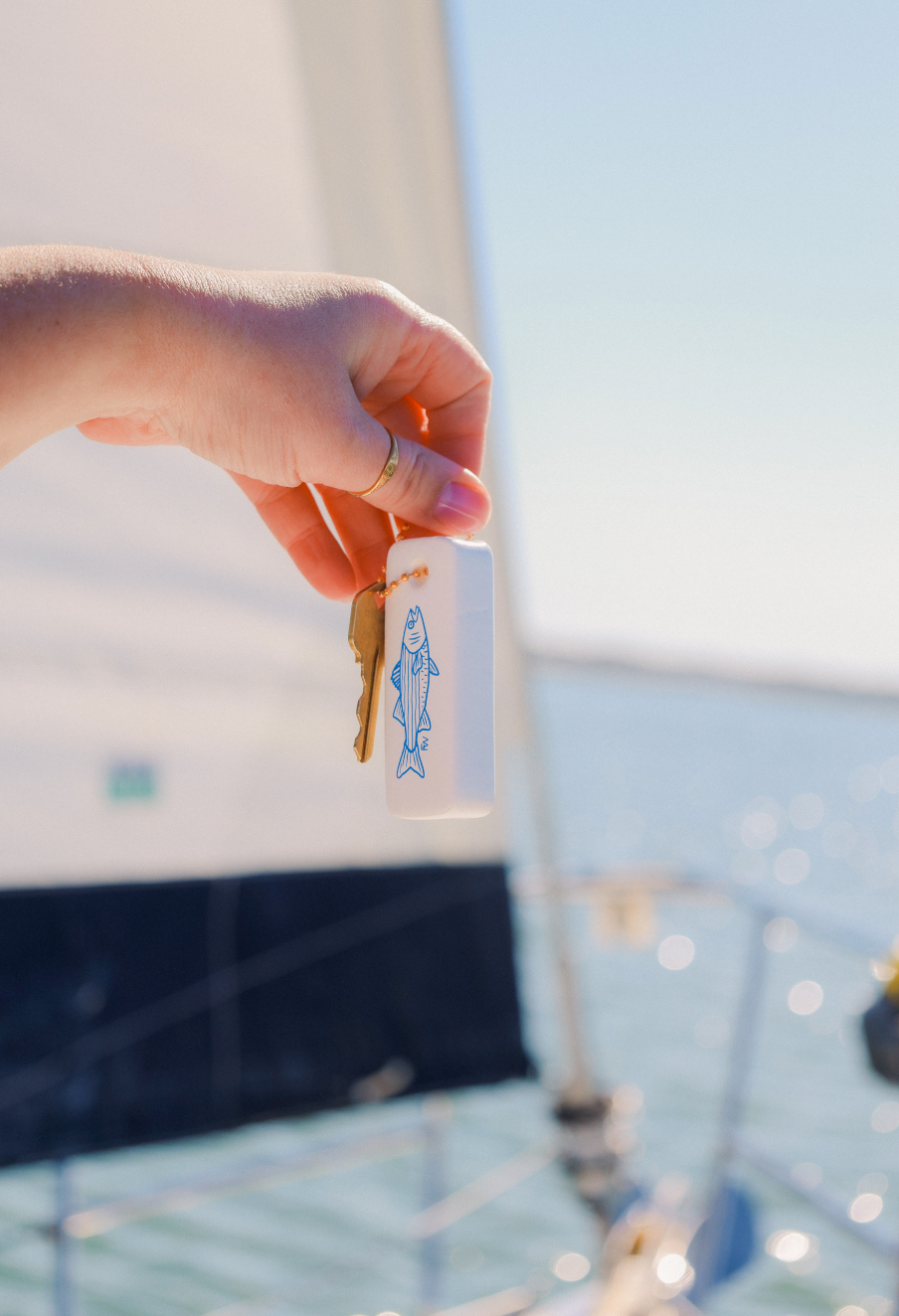 Freshwater Curated Goods – Großhandel Schlüsselanhänger – Unisex – Süßwasserfisch Schwimmender Schlüsselanhänger4