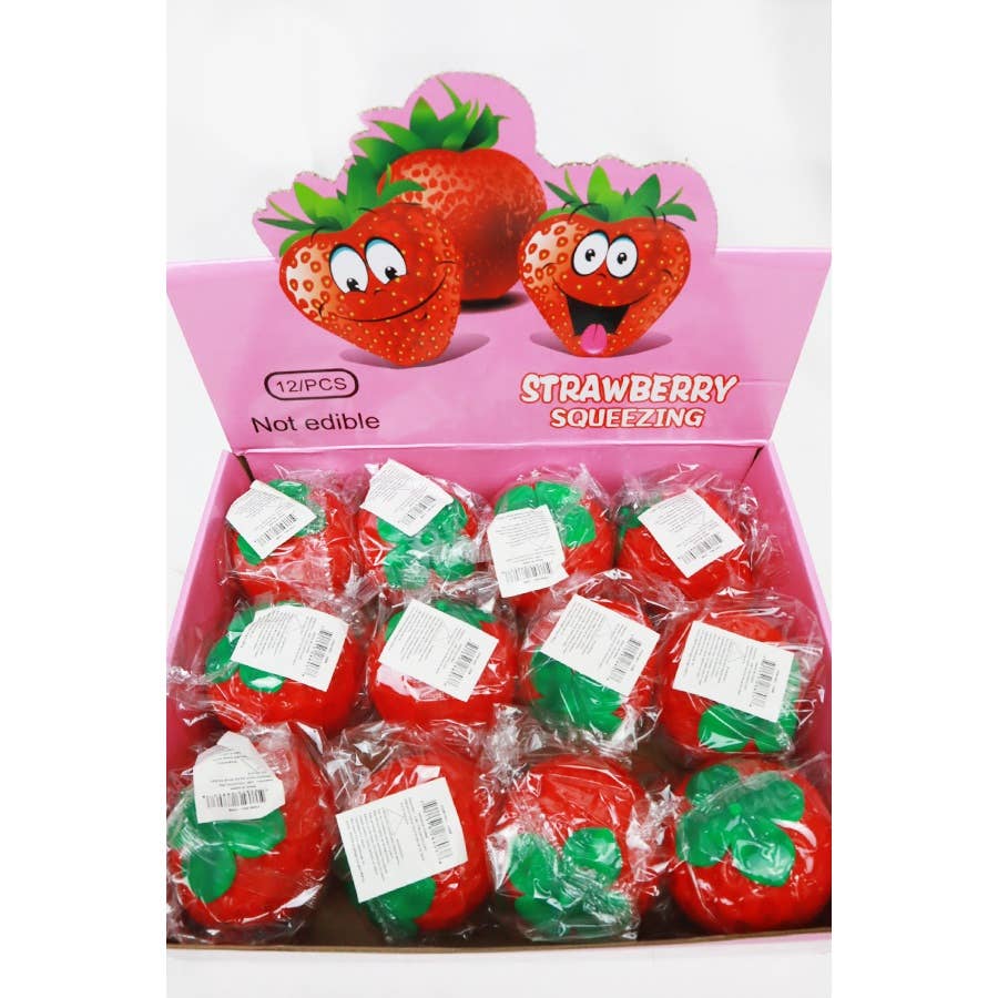 ROUGE Squishy parfumé à la fraise avec Orbit en vente sur Faire4