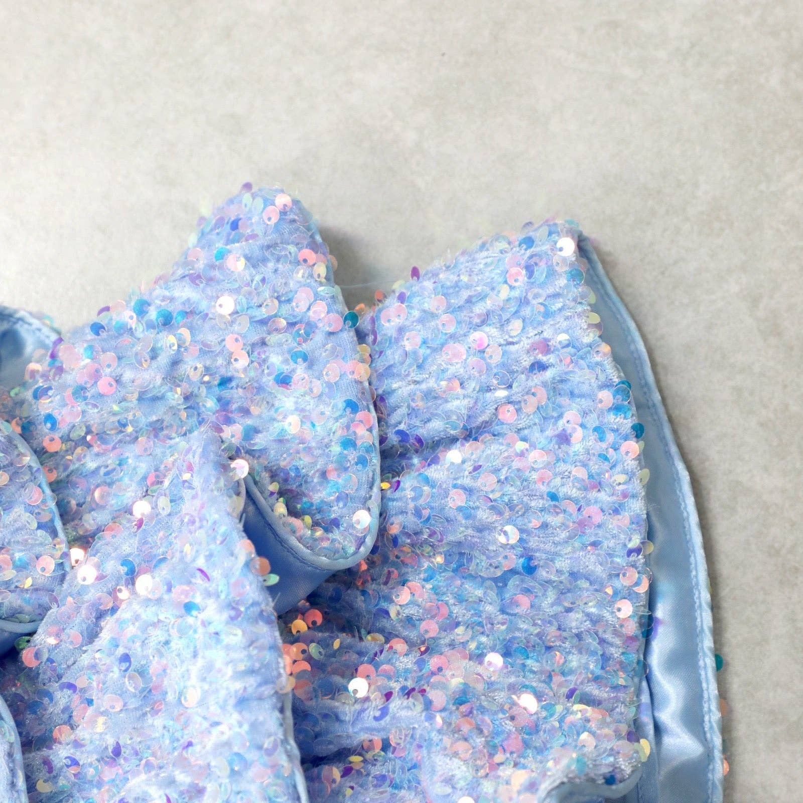 Ellie and Mila - Vente Ensemble haut et jupe – enfant - Ensemble deux pièces bleu avec sequins8