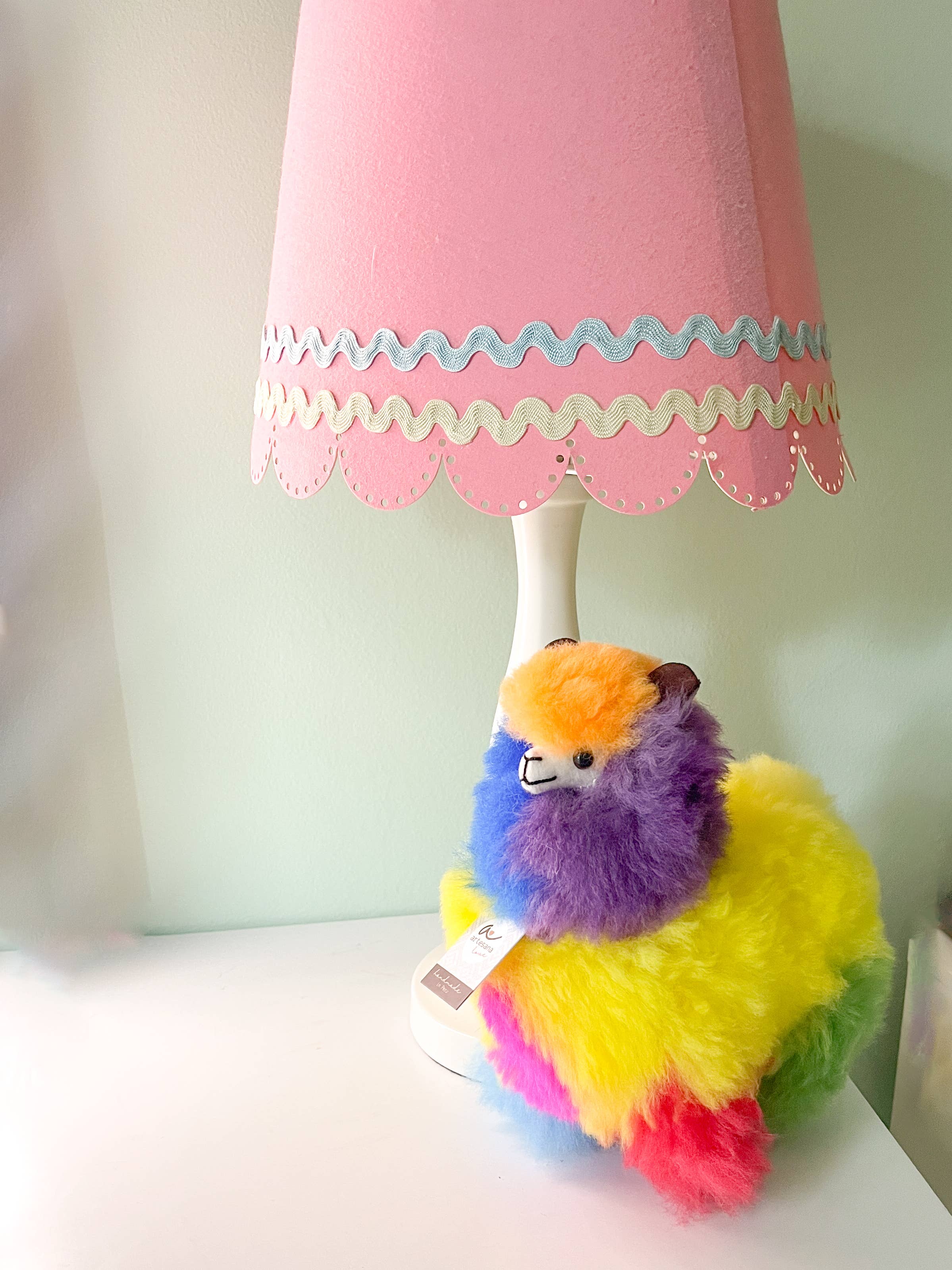 Artesana Love - Wholesale Stuffed/Plush Toy - Kids & Baby - 8" Rainbow Paka Stuffed Llama Toy Alpaca 0