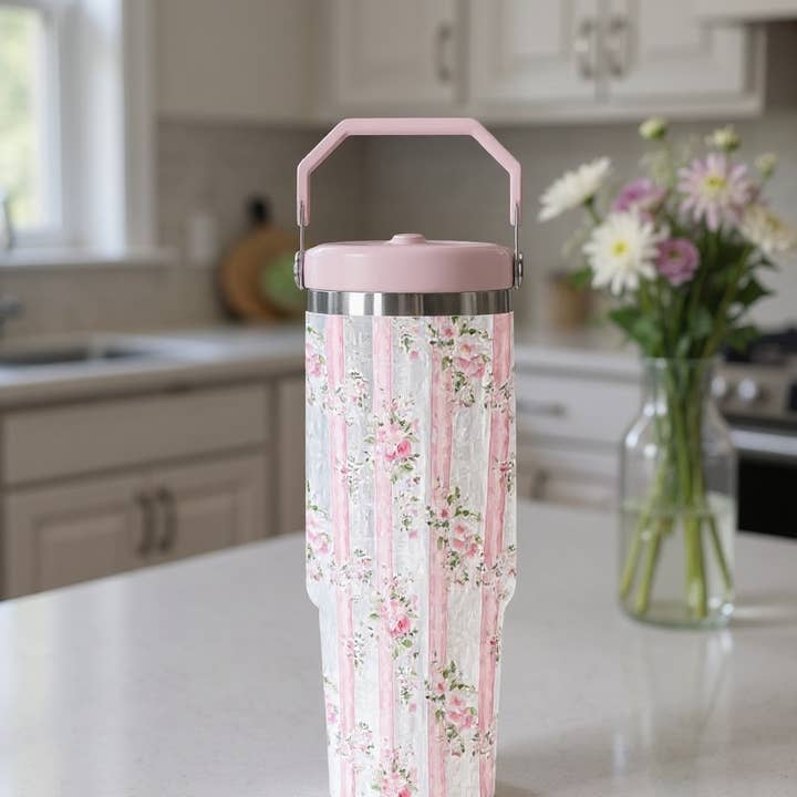 Floral Water Bottles (30 ounces) and other Purchase Wholesale personalised water bottles. Free Returns & Net 60 Terms on Faire trending on Faire.