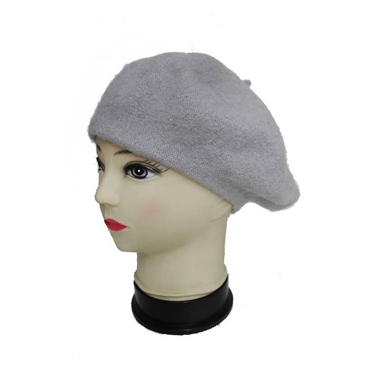 Cap Zone - Wholesale Beret - Women's - Nude And Neutrals Novelty Wool Beret Hat