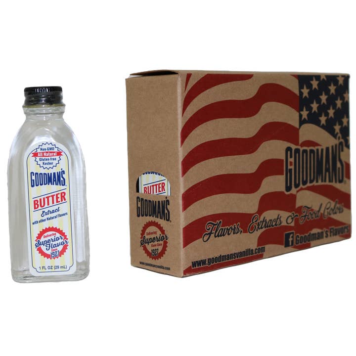 Goodman's - Wholesale Vanilla/Fruit Extract - Goodman's Butter Extract Natural 1oz2