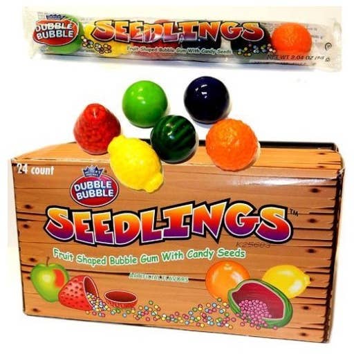 Dubble Bubble Setzlinge 2,04 6er-Röhre 24 Stk. für den Großhandel von Long Island Candy Factory