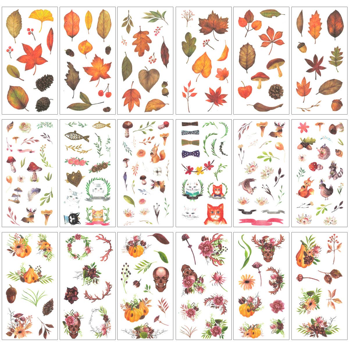 Wrapables.com - Wholesale Sticker - Wrapables Washi Stickers Sets for Scrapbooking, DIY Crafts41