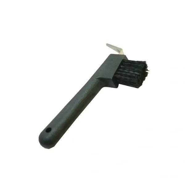 Smart Horse Gear - Wholesale Horse Conditioner/Grooming Aid - Hoof Pick with Brush / Plastic / Metal Pick / 7"