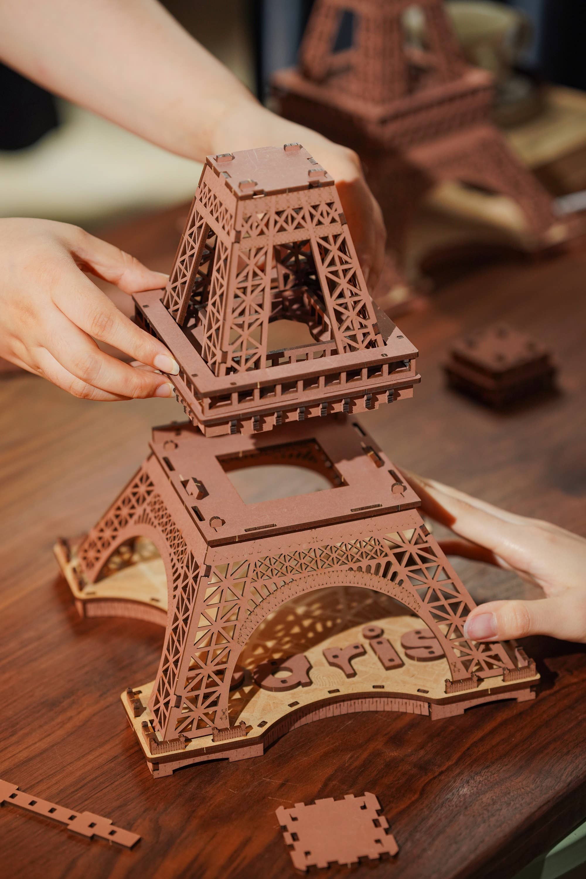 Robotime - Wholesale DIY Craft Kit - TGL01 Rolife Eiffel Tower DIY 3D Puzzle6