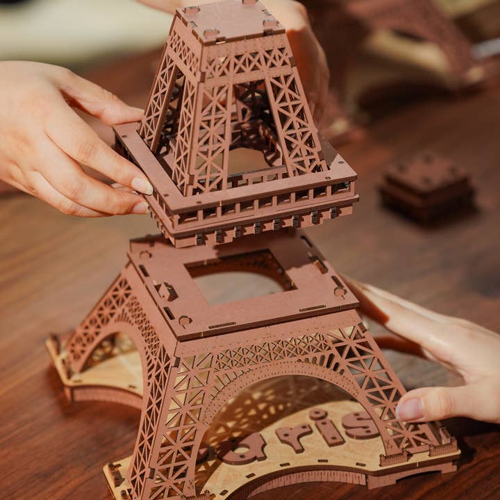 Robotime - Wholesale DIY Craft Kit - TGL01 Rolife Eiffel Tower DIY 3D Puzzle6