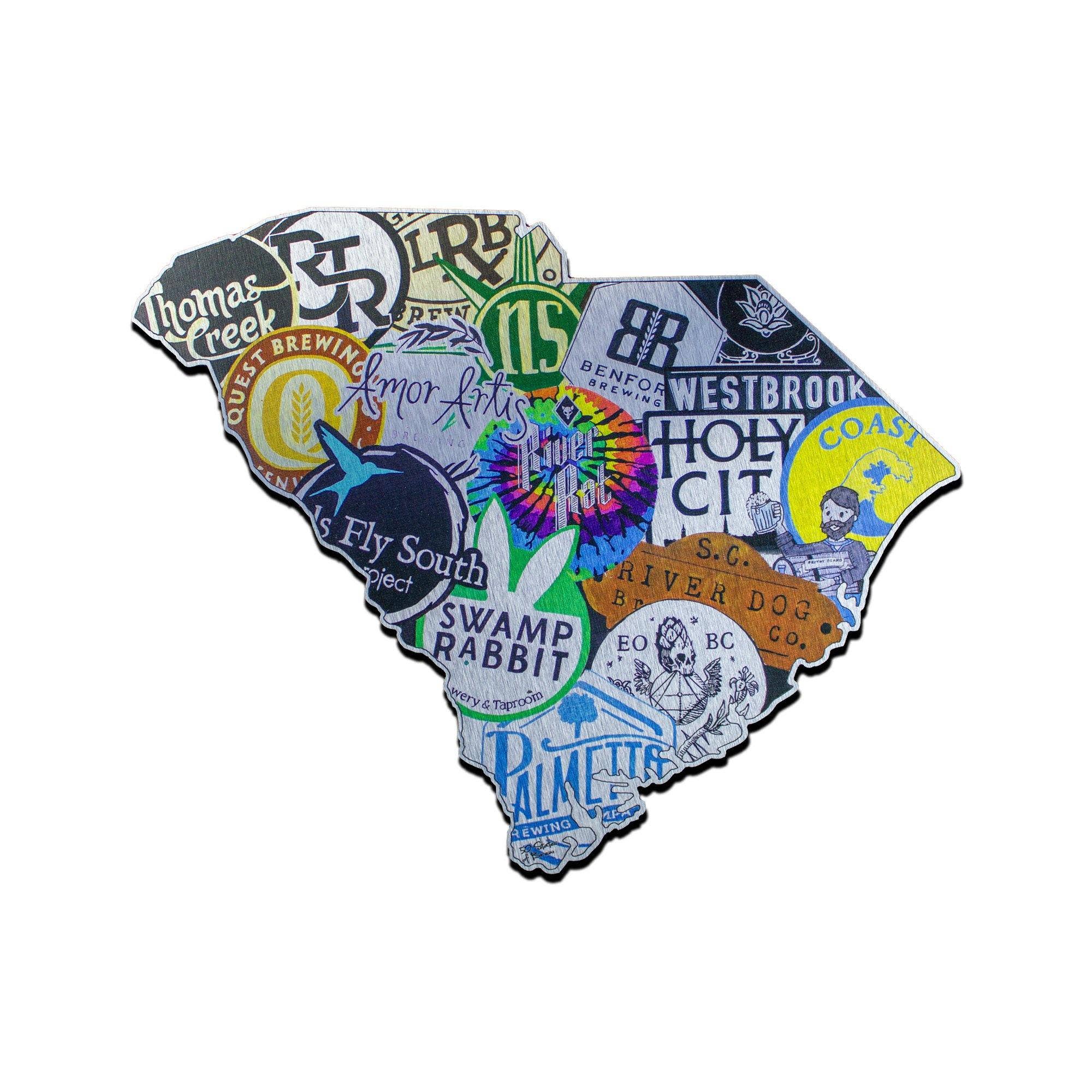 States Of Brew - Wholesale Sign - "Hoppy Faces, Barley Places"8