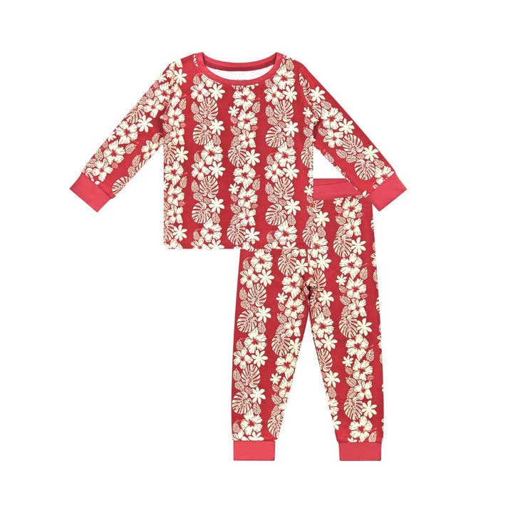 Pyjama vintage en bambou long Aloha pour la vente par Coco Moon