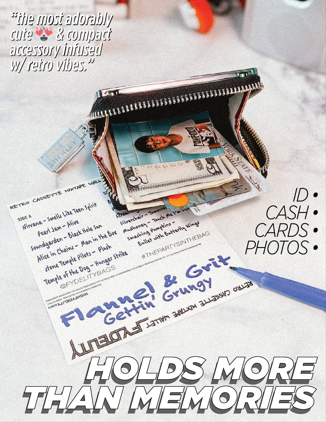 Fydelity - Vendita all'ingrosso Portafoglio - Unisex - 70270: Portafoglio a Cassetta | Cromo Viola Elettrico3