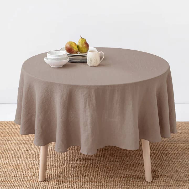 MagicLinen (We handle U.S. import procedures for you) - Vente Nappes - Nappe ronde en lin13