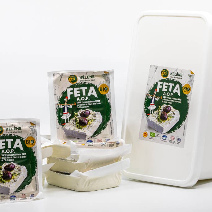 Helene Delices Grecs - Wholesale Cheese - ORGANIC PDO FETA 2Kg3