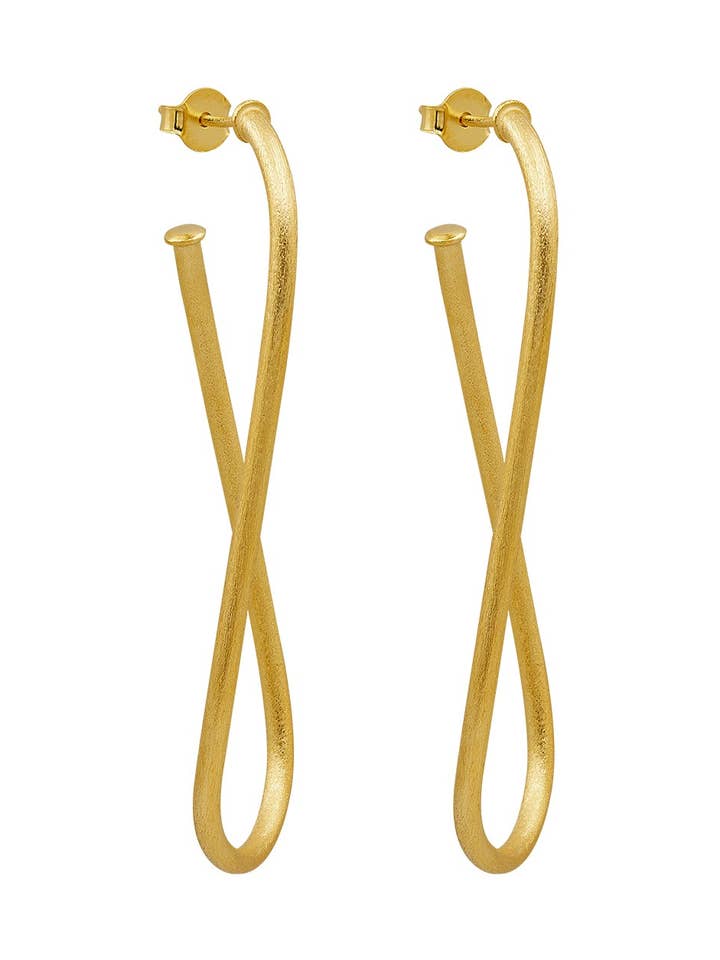 TWISTED HOOP EARRINGS for wholesale by Creative Brazil