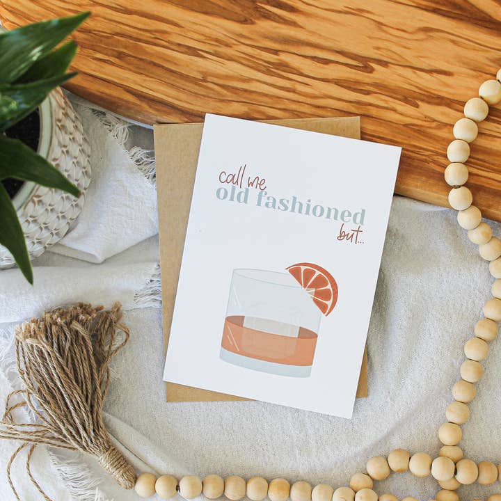 Old Fashioned Geburtstagskarte für den Großhandel von Stillbay Home Goods