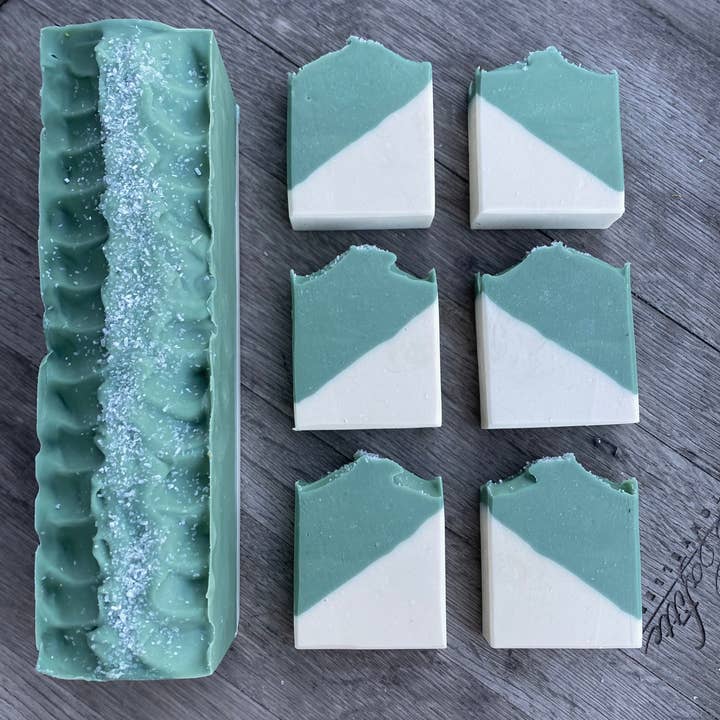 Wild Rye Soapery - Wholesale Bar Soap - Sea Salt Sage Goat Milk Soap